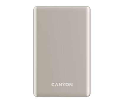 Powerbank CANYON Powerbank OnPower 505 slim Magsafe 5000 mAh PD20W beżowy